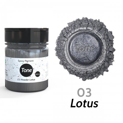 Tone Powder Lotus Epoksi Toz Sedef Renk Pigmenti 100 ml
